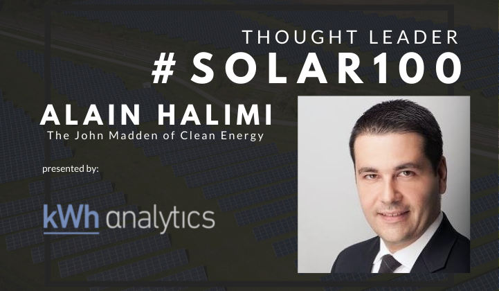 #Solar100’s Alain Halimi: The John Madden of Clean Energy
